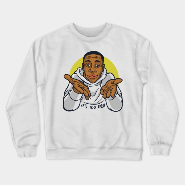 Khaby Lame funny meme Crewneck Sweatshirt by LR_Collections